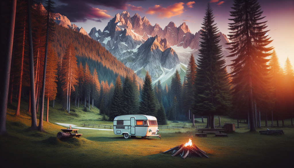 Camper in der Natur