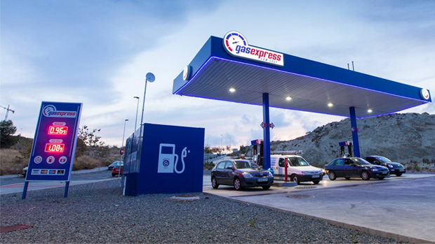 Low cost fuel stations in Spain